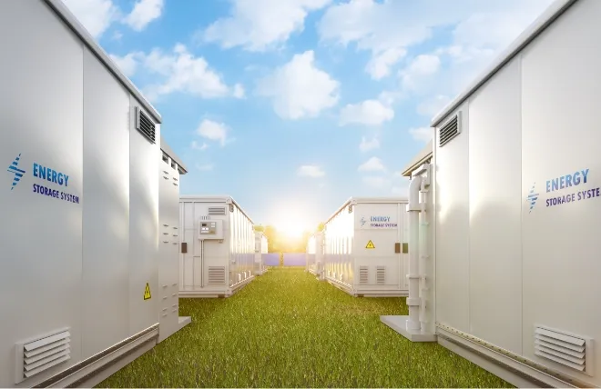 系統用蓄電池開発の画像