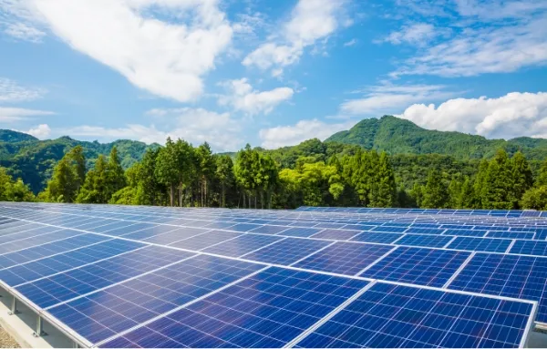 産業用ソーラーパネルの画像